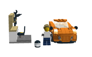 Набор LEGO MOC-9893 Supercar