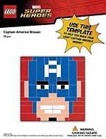 Набор LEGO TRUCAPAM Капитан Америка - мозаика