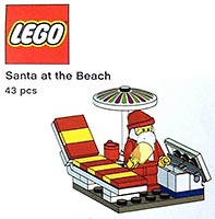 Набор LEGO TRUSANTA Санта-Клаус на пляже