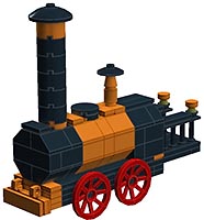 Набор LEGO RU-0011 Паровоз Черепановых