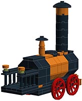 Набор LEGO Паровоз Черепановых