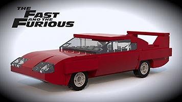 Набор LEGO RU-0016 Машина из х/ф 'Форсаж'