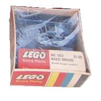 Набор LEGO 053 Кубики в ассортименте - синие