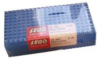 Набор LEGO 063 5 больших базовых пластин - синие