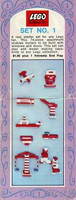 Набор LEGO 1-3 Velveeta Promotional Set No 1