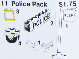 Набор LEGO 11 Police Pack