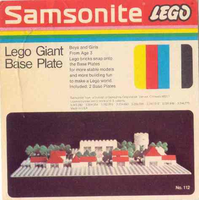 Набор LEGO 112-3 2 базовые пластины 40 x 40