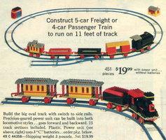 Набор LEGO 118-3 Motorized Freight or Passenger Train (Sears Exclusive)