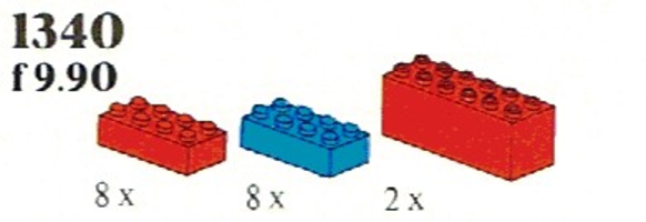 Набор LEGO 1340 Набор больших кирпичиков