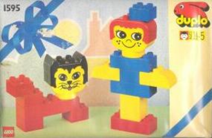 Набор LEGO 1595 Девочка и кошка