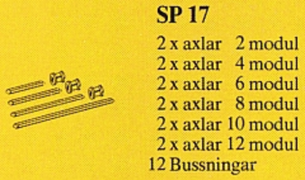 Набор LEGO 17-3 Оси и коннекторы