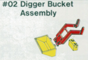 Набор LEGO 2-5 Digger Bucket Assembly