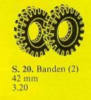 Набор LEGO 20-3 Cross Country 42mm Tires