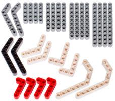 Набор LEGO 2000705 Комплект запасных частей для наборов LEGO Education LME 6