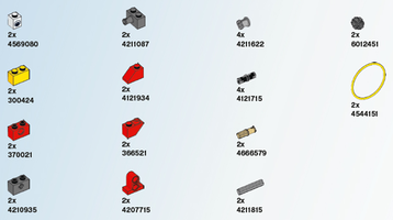 Набор LEGO WeDo - запчасти
