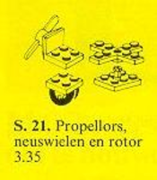 Набор LEGO 21-4 Propellers, Wheels and Rotors