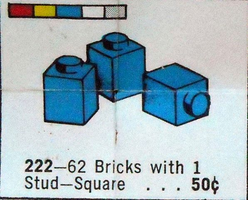 Набор LEGO 222-3 1 x 1 Кирпичики