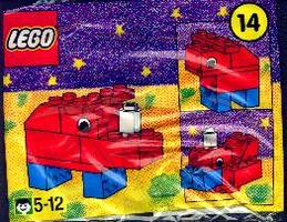 Набор LEGO 2250-15 Носорог