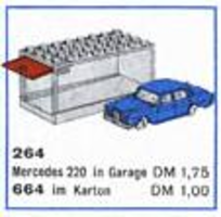 Набор LEGO 264-2 Мерседес-Бенц 220 с гаражом