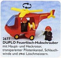 Набор LEGO 2677 Пожарный вертолет
