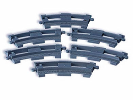 Набор LEGO 2735-2 Curved Track (Dark Bluish Gray)
