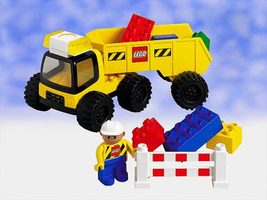 Набор LEGO 2808 Самосвал на больших колесах