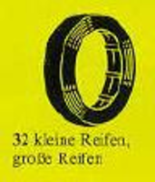 Набор LEGO 32-3 Small Tire / Large Tire