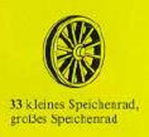 Набор LEGO 33 Small / Large Red Spoked Wheel