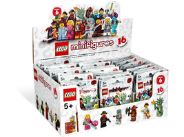 Набор LEGO 4648586 Минифигурки, 6 серия (коробка из 60 штук)