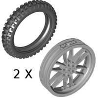 Набор LEGO 5003107 Large Tires with Hubs