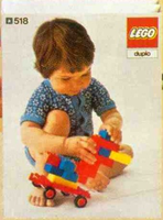 Набор LEGO 518-8 Кирпичики, полукирпичики и тележки