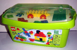 Набор LEGO 5380-2 Large Brick Box - Green Plate Version