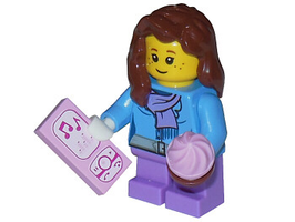 Набор LEGO 60099-20 Девочка с плейером и пирожным