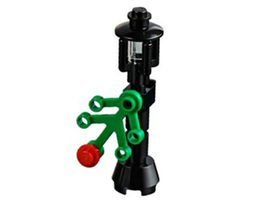 Набор LEGO 60099-9 Уличный фонарь, украшенный венком