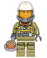 Набор LEGO 60133-19 Advent Calendar 2016, City (Day 18) - Volcano Adventurer with Cookie Tray