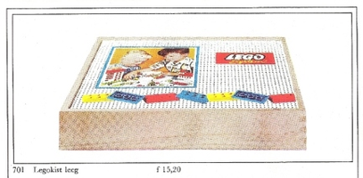 Набор LEGO 701-2 Wooden Storage Box Large, Empty