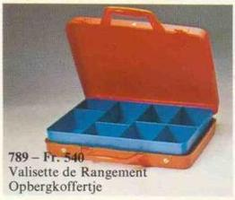Набор LEGO 789-2 Suitcase with Trays, Red (empty)
