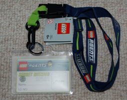 Набор LEGO 852308 Agents ID Card with Lanyard