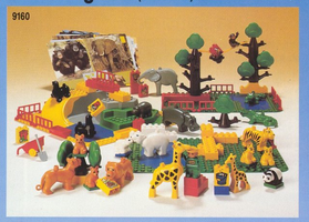 Набор LEGO 9160 Duplo Safari Park - 92 elements, 6 act. cards