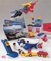 Набор LEGO 9163 Duplo Airport - 47 el. 4 act. cards (3 aircraft)
