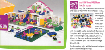Набор LEGO 9198 Bonus DUPLO Home
