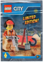 Набор LEGO 951702 Worker with Wheelbarrow foil pack