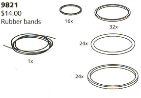 Набор LEGO 9821 Rubber Bands