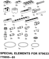 Набор LEGO 9955 Special Elements for Pneumatics II