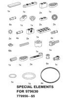 Набор LEGO 9956 Special Elements for Non-Motorized Simple Machines