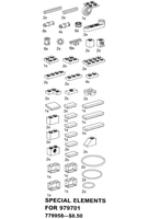Набор LEGO 9958 Special Elements for Control Lab Building Set