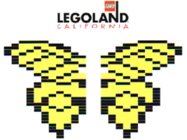 Набор LEGO LLCA32-4 Butterfly - Yellow Wings with Black Stripes (LLCA Ambassador Pass Exclusive)
