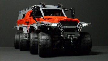 Набор LEGO Вездеход 'Авторос-Шаман' (колесная формула 8x8)