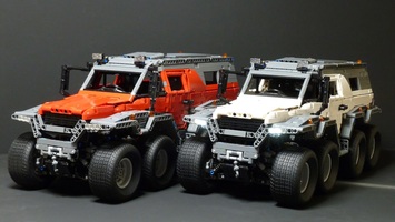 Набор LEGO Вездеход 'Авторос-Шаман' (колесная формула 8x8)